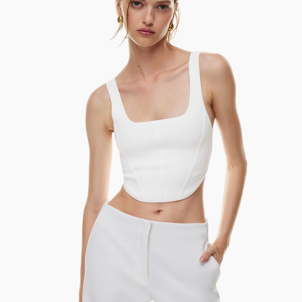 Babaton Sculpt Knit Bustier Tank